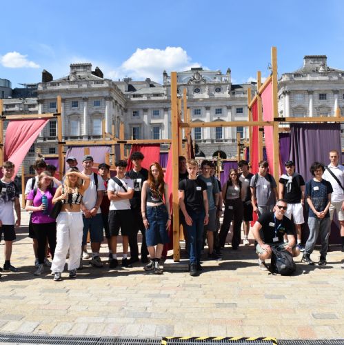 DT students visit London Design Biennale