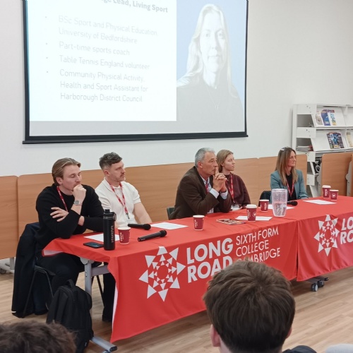 <p>Long Road<br />
Sixth Form College</p>
 news image